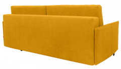 LOGAN LUX 3DL BRW 3 Seater Sofa Bed Yellow