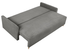 SIGMA LUX 3DL BRW 3 Seater Sofa Grey Onega 7