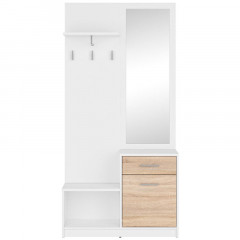 PPK NEPO PLUS BRW Mini Hallway Furniture Set