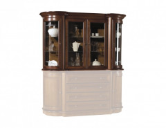 AFRODYTA 4DS Glass-Fronted Cabinet (Top Unit) MEBIN