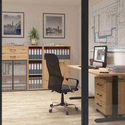 SPACE OFFICE BRW Cabinet Furniture Set