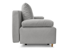 SUN LUX 3DL BRW 3 Seater Sofa Bed Grey Enjoy New 45