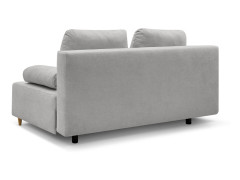 SUN LUX 3DL BRW 3 Seater Sofa Bed Grey Enjoy New 45