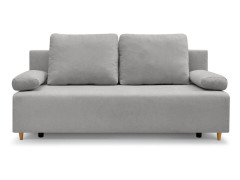 SUN LUX 3DL BRW 3 Seater Sofa Bed Grey Enjoy New 45