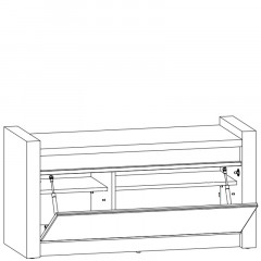 ALAMEDA BRW Hallway Furniture Set