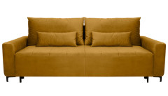 KAMARI LUX 3DL BRW 3 Seater Sofa Bed Yellow