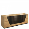 SMART 2D3SZ Dresser MEBIN (Natural Oak / Black)