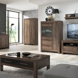 BALIN BRW Living Room Furniture Set