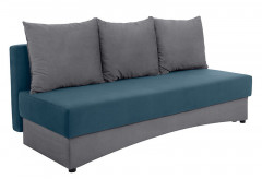 TONI LUX 3DL BRW 3 Seater Sofa Bed Blue