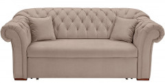 CUPIDO 2FBK BRW 2 Seater Sofa Bed Beige