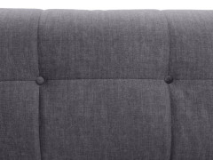 TORENT LUX 3DL BRW 3 Seater Sofa Bed Grey Vogue 16