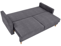 TORENT LUX 3DL BRW 3 Seater Sofa Bed Grey Vogue 16
