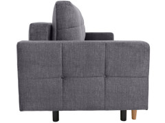 TORENT LUX 3DL BRW 3 Seater Sofa Bed Grey Vogue 16