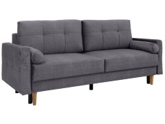 TORENT LUX 3DL BRW 3 Seater Sofa Bed Grey Vogue 16