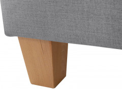 TIZI WOOD BRW Pouf Grey