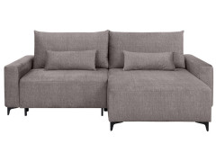 KAMARI LUX 2DL BRW Corner Sofa Bed Beige