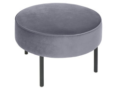 LAFU H BRW Pouf Grey