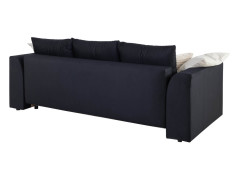 ROYAL IV MEGA LUX 3DL BRW 3 Seater Sofa Bed Black