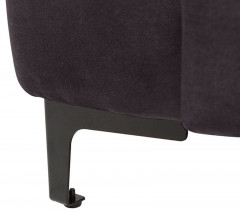 KAMARI LUX 3DL BRW 3 Seater Sofa Bed Anthracite