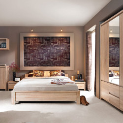 KASPIAN BRW (sonoma) Bedroom Furniture Set