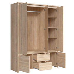 KASPIAN BRW (sonoma) Bedroom Furniture Set