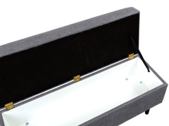 SIRA HBK BRW Pouf Dark Grey