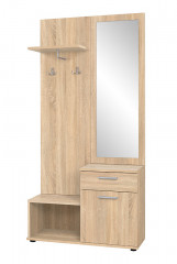 M120 PPK BRW Entrance Hall Furniture Set