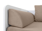 Bed set 80/160 Tetrix with mattress, headboards and cushions Carbo