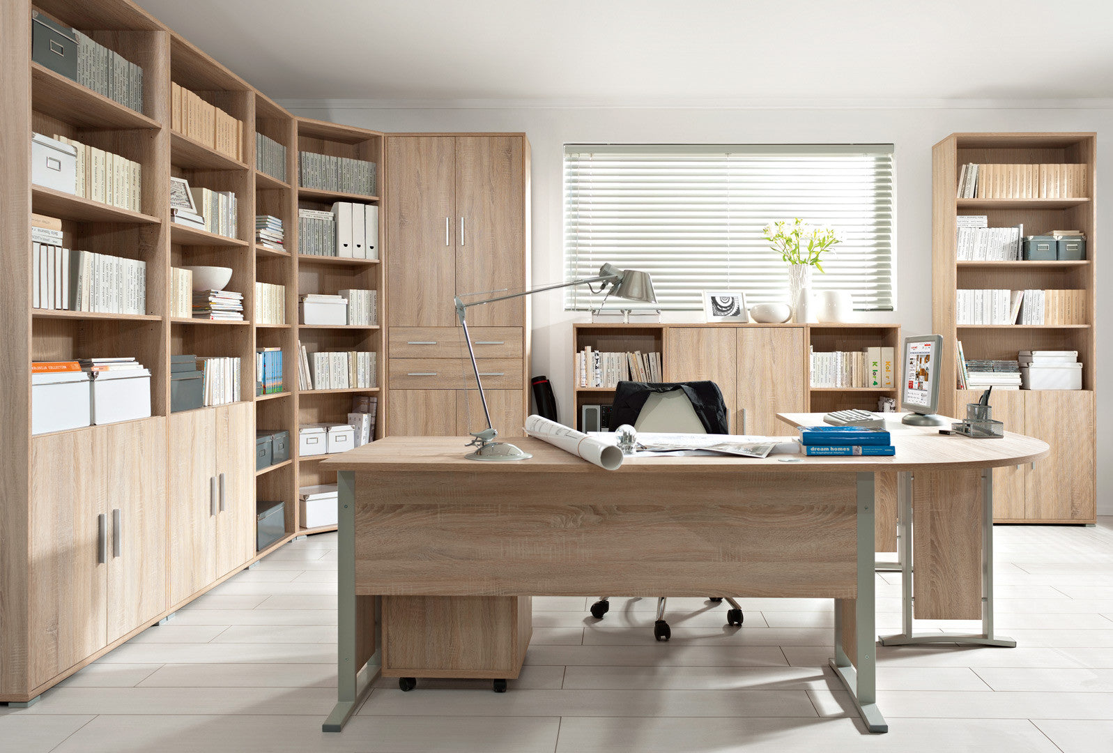 Brw Office — Bookcase zamknięty