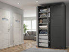 Sliding wardrobe Flex 150 cm graphiteowa