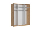 Sliding wardrobe Flex 200 cm with mirror Artisan oak