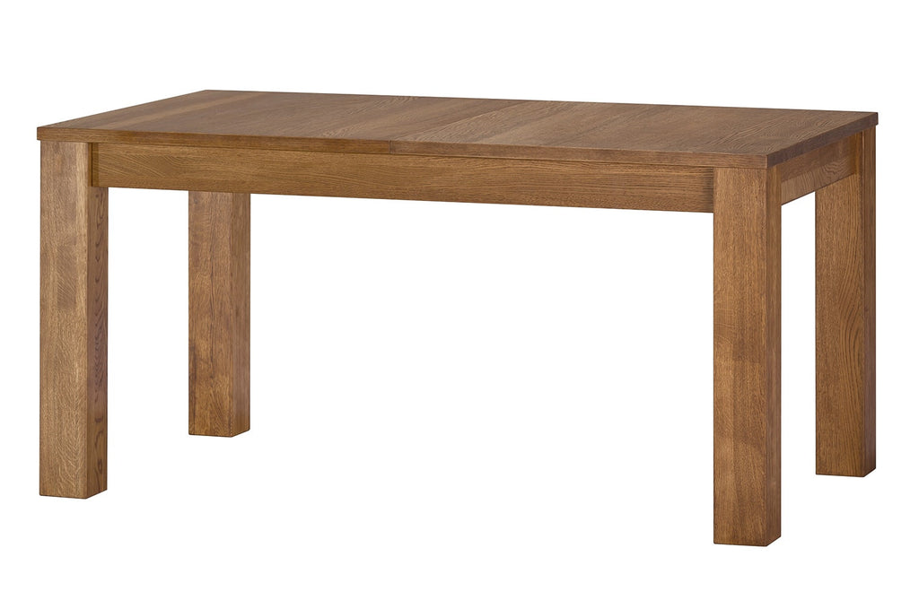 Mesa de comedor extensible de terciopelo 160-250 cm – Roble rústico, madera maciza, Szynaka