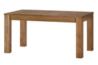 Mesa de comedor extensible de terciopelo 160-250 cm – Roble rústico, madera maciza, Szynaka