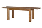 Mesa de comedor extensible de terciopelo 160-250 cm – Roble rústico, madera maciza, Szynaka
