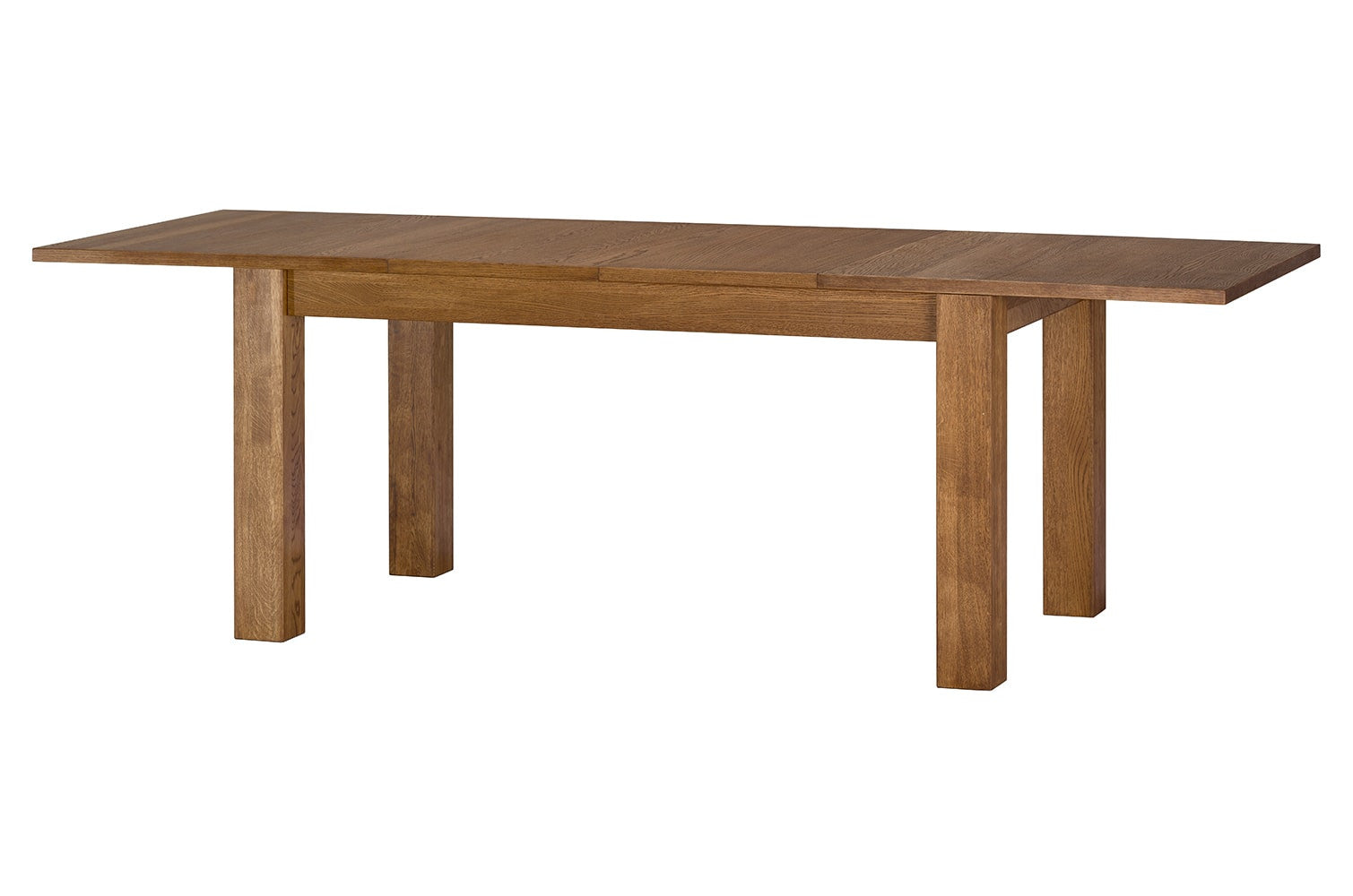 Mesa de comedor extensible de terciopelo 160-250 cm – Roble rústico, madera maciza, Szynaka