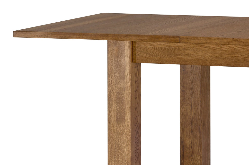 Mesa de comedor extensible de terciopelo 160-250 cm – Roble rústico, madera maciza, Szynaka