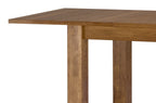 Mesa de comedor extensible de terciopelo 160-250 cm – Roble rústico, madera maciza, Szynaka