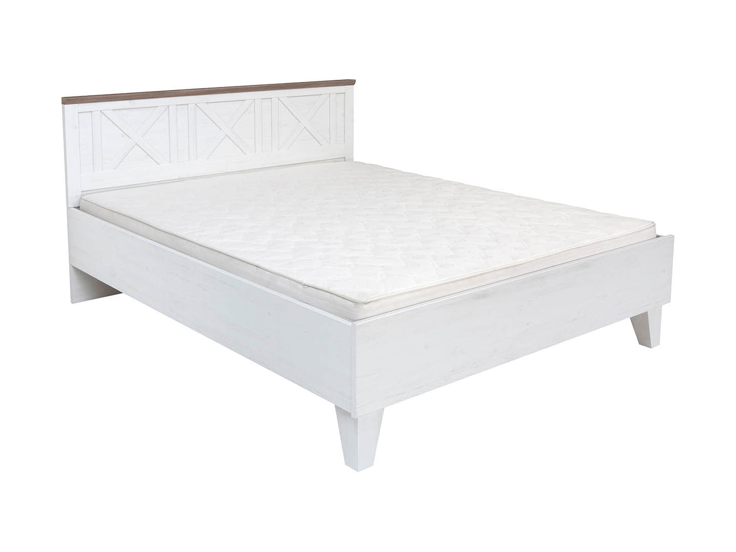 Bed set 160 Stockholm, slatted base and Merida mattress